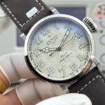 BR Factory Zenith Pilot Type 20 Extra Special 05.2430.67917.C902 45mm Steel Leather Strap Silver Dial