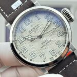 BR Factory Zenith Pilot Type 20 Extra Special 05.2430.67917.C902 45mm Steel Leather Strap Silver Dial