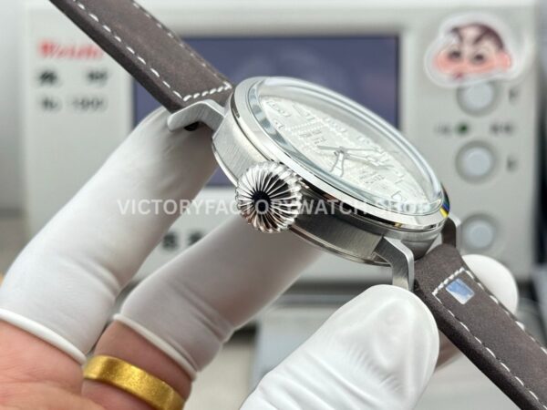 BR Factory Zenith Pilot Type 20 Extra Special 05.2430.67917.C902 45mm Steel Leather Strap Silver Dial