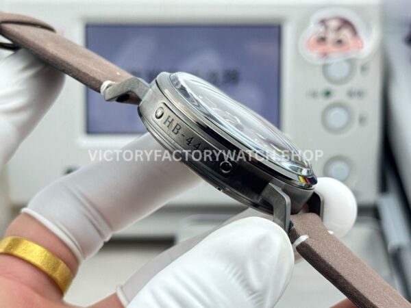 BR Factory Zenith Pilot Type 20 Extra Special 11.2430.67921.C801 45mm Steel Leather Strap Grey Dial