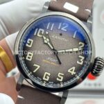 BR Factory Zenith Pilot Type 20 Extra Special 11.2430.67921.C801 45mm Steel Leather Strap Grey Dial
