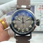 BR Factory Zenith Pilot Type 20 Extra Special 11.2430.67921.C801 45mm Steel Leather Strap Grey Dial