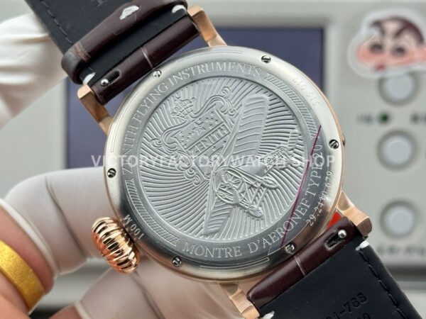 BR Factory Zenith Pilot Type 20 Extra Special 29.2430.67921.C753 45mm Bronze Leather Strap Black Dial (10) BR Factory Zenith Pilot Type 20 Extra Special 29.2430.67921.C753 45mm Bronze Leather Strap Black Dial