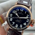 BR Factory Zenith Pilot Type 20 Extra Special 29.2430.67921.C753 45mm Bronze Leather Strap Black Dial (3) BR Factory Zenith Pilot Type 20 Extra Special 29.2430.67921.C753 45mm Bronze Leather Strap Black Dial