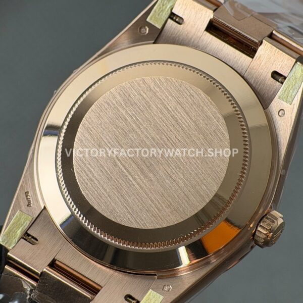 CBD Factory Counterweight Rolex Day-Date 228235-0055 40mm Full Rose Gold Roman Numerals Grey Dial (2) CBD Factory Counterweight Rolex Day-Date 228235-0055 40mm Full Rose Gold Roman Numerals Grey Dial