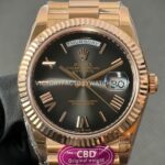 CBD Factory Counterweight Rolex Day-Date 228235-0055 40mm Full Rose Gold Roman Numerals Grey Dial (6) CBD Factory Counterweight Rolex Day-Date 228235-0055 40mm Full Rose Gold Roman Numerals Grey Dial