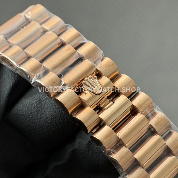 CBD Factory Counterweight Rolex Day-Date 228235-0055 40mm Full Rose Gold Roman Numerals Grey Dial (8) CBD Factory Counterweight Rolex Day-Date 228235-0055 40mm Full Rose Gold Roman Numerals Grey Dial