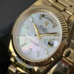 CBD Factory Counterweight Rolex Day-Date 228238-0071 40mm Full Yellow Gold Mother of Pearl Dial