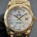 CBD Factory Counterweight Rolex Day-Date 228238-0071 40mm Full Yellow Gold Mother of Pearl Dial