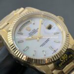 CBD Factory Counterweight Rolex Day-Date 228238-0071 40mm Full Yellow Gold Mother of Pearl Dial