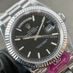 CBD Factory Counterweight Rolex Day-Date 228239-0004 40mm Full White Gold Black Dial (7) CBD Factory Counterweight Rolex Day-Date 228239-0004 40mm Full White Gold Black Dial