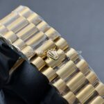 CBD Factory Counterweight Rolex Day-Date 228398TBR-0038 40mm Full Yellow Gold Diamond Bezel Onyx Dial