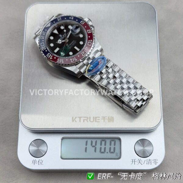 ER Factory Rolex GMT-Master II 126710BLRO-0001 40mm Full Steel Pepsi Ceramic Bezel Black Dial Jubilee (2) ER Factory Rolex GMT-Master II 126710BLRO-0001 40mm Full Steel Pepsi Ceramic Bezel Black Dial Jubilee