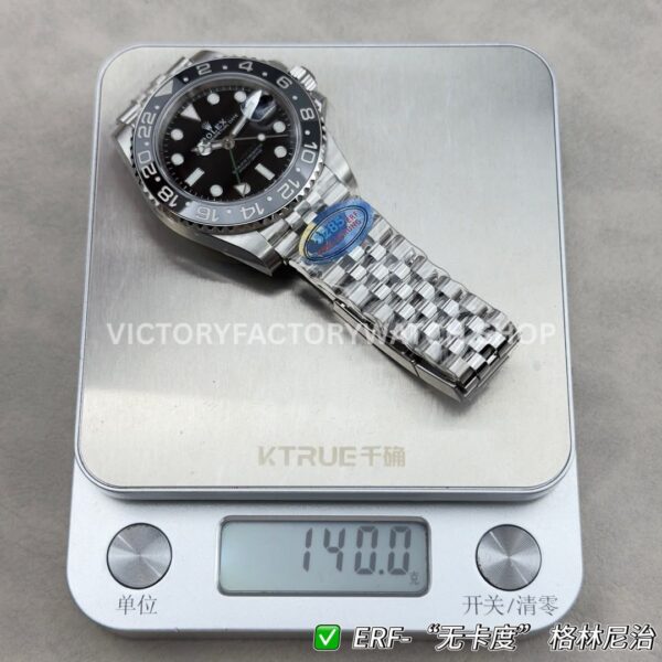 ER Factory Rolex GMT-Master II 126710GRNR-0003 40mm Full Steel Ceramic Bezel Black Dial Jubilee (4) ER Factory Rolex GMT-Master II 126710GRNR-0003 40mm Full Steel Ceramic Bezel Black Dial Jubilee