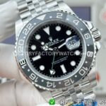 ER Factory Rolex GMT-Master II 126710GRNR-0003 40mm Full Steel Ceramic Bezel Black Dial Jubilee (5) ER Factory Rolex GMT-Master II 126710GRNR-0003 40mm Full Steel Ceramic Bezel Black Dial Jubilee