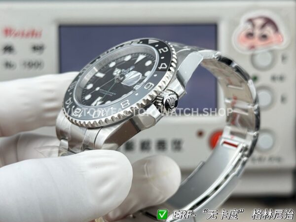 ER Factory Rolex GMT-Master II 126710GRNR-0003 40mm Full Steel Black Dial Jubilee