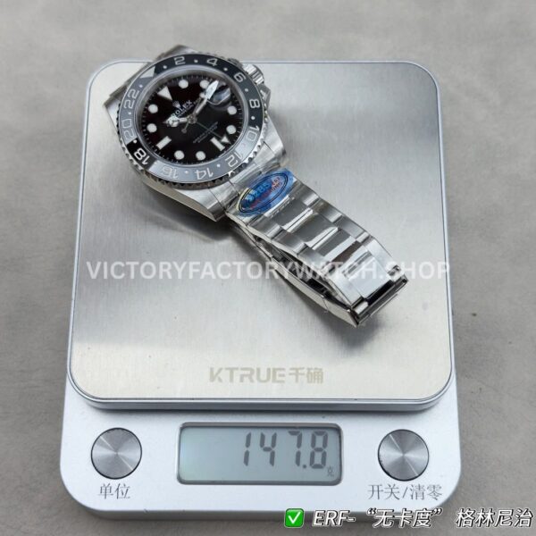 ER Factory Rolex GMT-Master II 126710GRNR-0003 40mm Full Steel Black Dial Jubilee