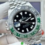 ER Factory Rolex GMT-Master II 126720VTNR-0002 40mm Full Steel Sprite Ceramic Bezel Black Dial Jubilee