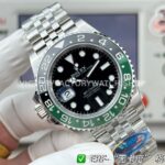 ER Factory Rolex GMT-Master II 126720VTNR-0002 40mm Full Steel Sprite Ceramic Bezel Black Dial Jubilee