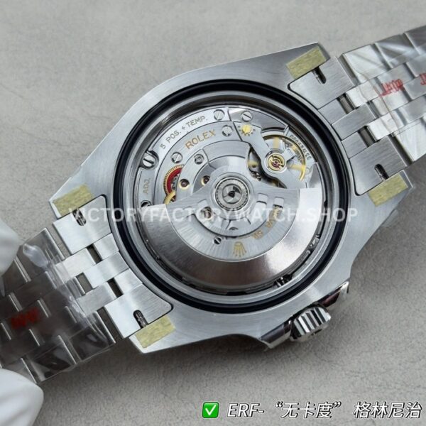 ER Factory Rolex GMT-Master II 126720VTNR-0002 40mm Full Steel Sprite Ceramic Bezel Black Dial Jubilee (9) ER Factory Rolex GMT-Master II 126720VTNR-0002 40mm Full Steel Sprite Ceramic Bezel Black Dial Jubilee