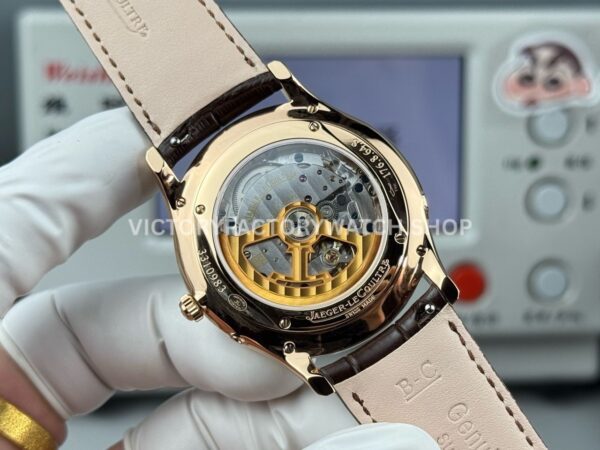 GF Factory Jaeger-LeCoultre Master Ultra Thin Moon 1252520 39mm Rose gold Leather Strap Silver Dial (8) GF Factory Jaeger-LeCoultre Master Ultra Thin Moon 1252520 39mm Rose Gold Leather Strap Silver Dial