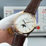 GF Factory Jaeger-LeCoultre Master Ultra Thin Moon 1252520 39mm Rose gold Leather Strap Silver Dial (9) GF Factory Jaeger-LeCoultre Master Ultra Thin Moon 1252520 39mm Rose Gold Leather Strap Silver Dial