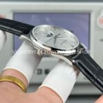 GF Factory Jaeger-LeCoultre Master Ultra Thin Moon Q1258420 39mm Steel Leather Strap Silver Dial (4) GF Factory Jaeger-LeCoultre Master Ultra Thin Moon Q1258420 39mm Steel Leather Strap Silver Dial