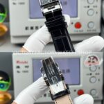 GF Factory Jaeger-LeCoultre Master Ultra Thin Moon Q1258420 39mm Steel Leather Strap Silver Dial (5) GF Factory Jaeger-LeCoultre Master Ultra Thin Moon Q1258420 39mm Steel Leather Strap Silver Dial