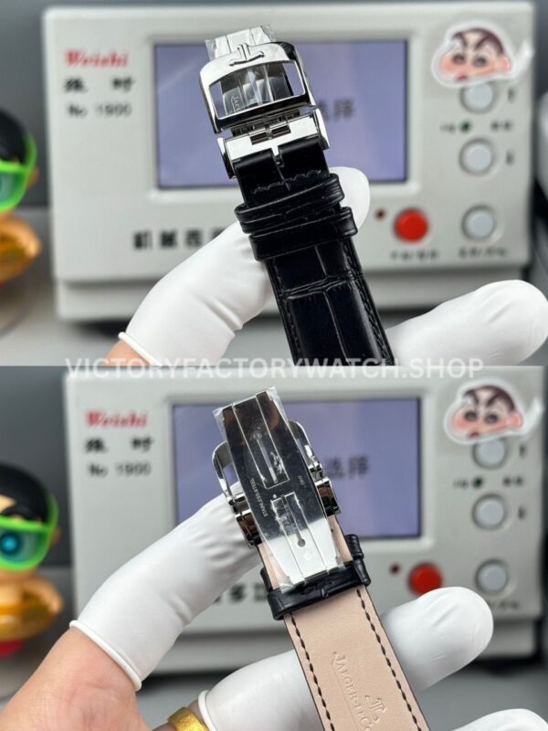 GF Factory Jaeger-LeCoultre Master Ultra Thin Moon Q1258420 39mm Steel Leather Strap Silver Dial (5) GF Factory Jaeger-LeCoultre Master Ultra Thin Moon Q1258420 39mm Steel Leather Strap Silver Dial