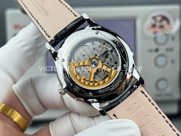 GF Factory Jaeger-LeCoultre Master Ultra Thin Moon Q1258420 39mm Steel Leather Strap Silver Dial (6) GF Factory Jaeger-LeCoultre Master Ultra Thin Moon Q1258420 39mm Steel Leather Strap Silver Dial