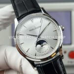 GF Factory Jaeger-LeCoultre Master Ultra Thin Moon Q1258420 39mm Steel Leather Strap Silver Dial (8) GF Factory Jaeger-LeCoultre Master Ultra Thin Moon Q1258420 39mm Steel Leather Strap Silver Dial