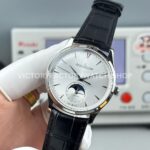 GF Factory Jaeger-LeCoultre Master Ultra Thin Moon Q1258420 39mm Steel Leather Strap Silver Dial (9) GF Factory Jaeger-LeCoultre Master Ultra Thin Moon Q1258420 39mm Steel Leather Strap Silver Dial