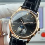 GF Factory Jaeger-LeCoultre Master Ultra Thin Moon Q136255J 39mm Rose gold Leather Strap Grey Dial (3) GF Factory Jaeger-LeCoultre Master Ultra Thin Moon Q136255J 39mm Rose Gold Leather Strap Grey Dial