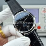 GF Factory Jaeger-LeCoultre Master Ultra Thin Moon Q1368470 39mm Steel Leather Strap Black Dial (3) GF Factory Jaeger-LeCoultre Master Ultra Thin Moon Q1368470 39mm Steel Leather Strap Black Dial