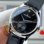 GF Factory Jaeger-LeCoultre Master Ultra Thin Moon Q1368470 39mm Steel Leather Strap Black Dial (7) GF Factory Jaeger-LeCoultre Master Ultra Thin Moon Q1368470 39mm Steel Leather Strap Black Dial