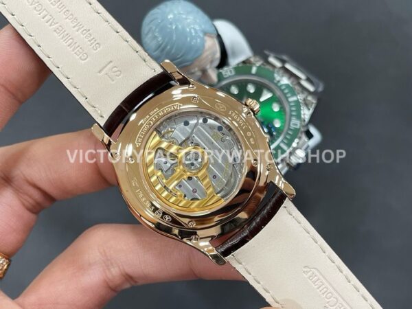 GF Factory Jaeger-LeCoultre Master Ultra Thin Réserve de Marche Q1372520 39mm Rose G (3) GF Factory Jaeger-LeCoultre Master Ultra Thin Réserve de Marche Q1372520 39mm Rose Gold Leather Strap Silver Dial