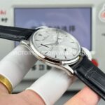 GF Factory Jaeger-LeCoultre Master Ultra Thin Réserve de Marche Q1378420 39mm Steel Leather Strap Silver Dial