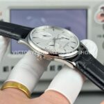 GF Factory Jaeger-LeCoultre Master Ultra Thin Réserve de Marche Q1378420 39mm Steel Leather Strap Silver Dial