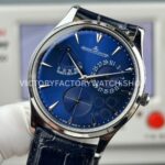 GF Factory Jaeger-LeCoultre Master Ultra Thin Réserve de Marche Q1378480 39mm Steel Leather Strap Blue Dial