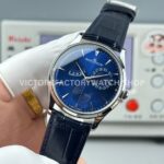 GF Factory Jaeger-LeCoultre Master Ultra Thin Réserve de Marche Q1378480 39mm Steel Leather Strap Blue Dial