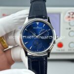 GF Factory Jaeger-LeCoultre Master Ultra Thin Réserve de Marche Q1378480 39mm Steel Leather Strap Blue Dial