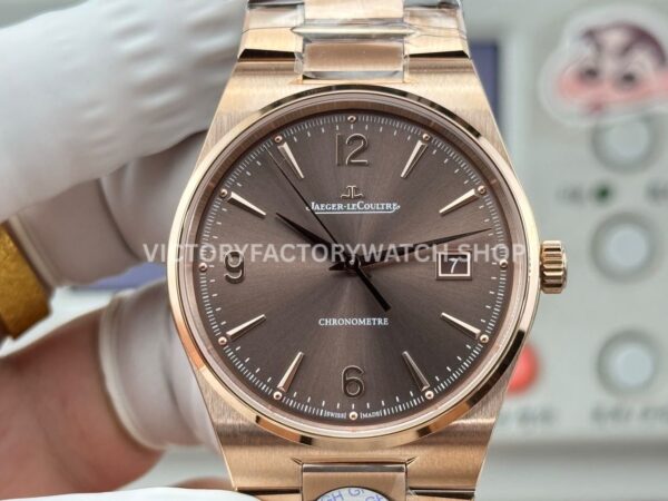 GH Factory Jaeger-LeCoultre Master Control Q415216J 38mm Full Rose Gold Brown Dial (6) GH Factory Jaeger-LeCoultre Master Control Q415216J 38mm Full Rose Gold Brown Dial