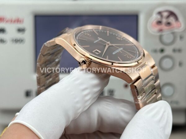 GH Factory Jaeger-LeCoultre Master Control Q415216J 38mm Full Rose Gold Brown Dial (7) GH Factory Jaeger-LeCoultre Master Control Q415216J 38mm Full Rose Gold Brown Dial