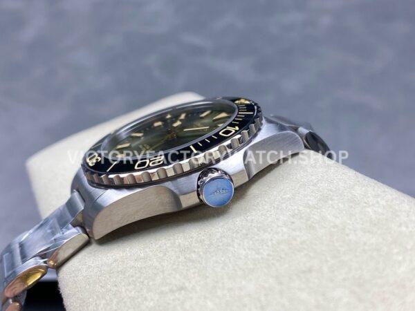 GR Factory Longines HydroConquest GMT L3.790.4.06.6 41mm Full Steel Green Dial