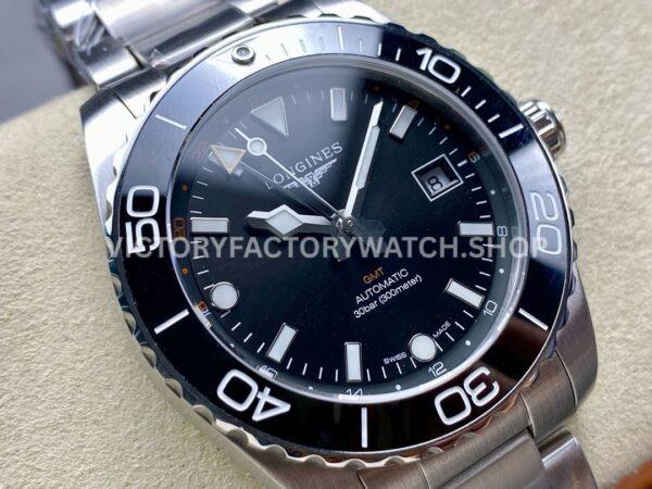 GR Factory Longines HydroConquest GMT L3.790.4.56.6 41mm Full Steel Black Dial (3) GR Factory Longines HydroConquest GMT L3.790.4.56.6 41mm Full Steel Black Dial