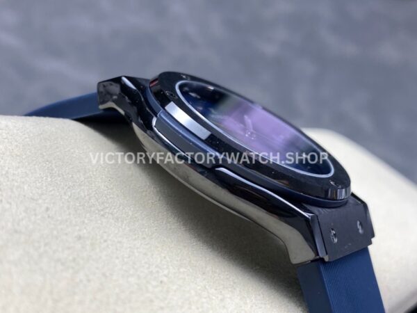 JJZ Factory Hublot Classic Fusion 542.CM.7170.LR 42mm Ceramic Rubber Strap Blue Dial