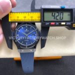JJZ Factory Hublot Classic Fusion 542.CM.7170.LR 42mm Ceramic Rubber Strap Blue Dial