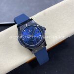 JJZ Factory Hublot Classic Fusion 542.CM.7170.LR 42mm Ceramic Rubber Strap Blue Dial