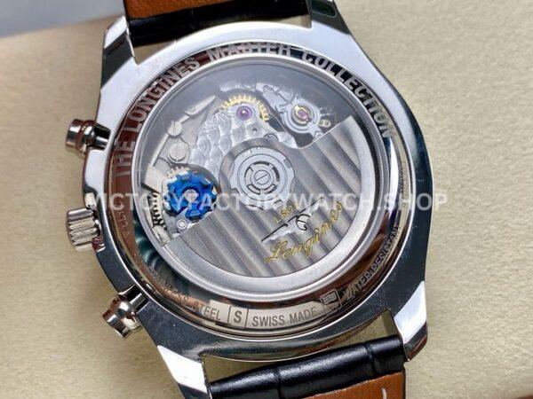 LGS Factory Longines Master Collection Moonphase L2.673.4.51.3 40mm Steel Leather Strap Bla ( (9) LGS Factory Longines Master Collection Moonphase L2.673.4.51.3 40mm Steel Leather Strap Black Dial