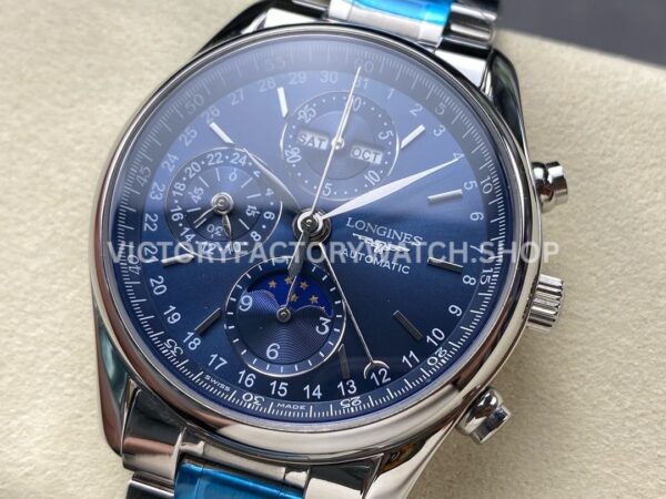 LGS Factory Longines Master Collection Moonphase L2.673.4.92.6 40mm Full Steel Blue Dial